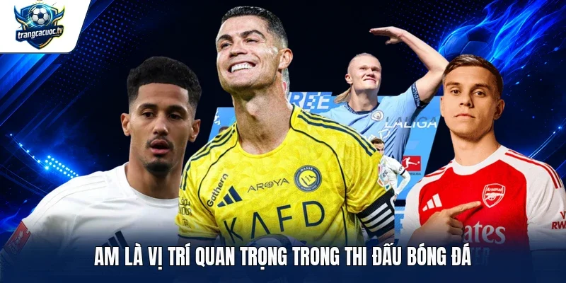 AM là vị trí quan trọng trong thi đấu bóng đá