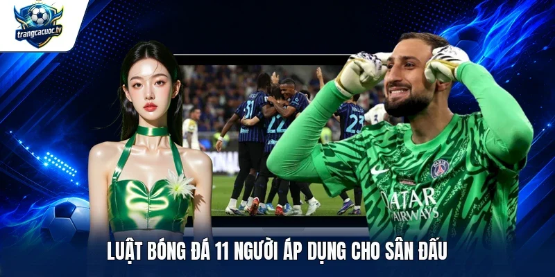 Luật bóng đá 11 người áp dụng cho sân đấu